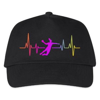 Handball Handball Player Women Handball - Kids’ Baseball Cap - black - Front