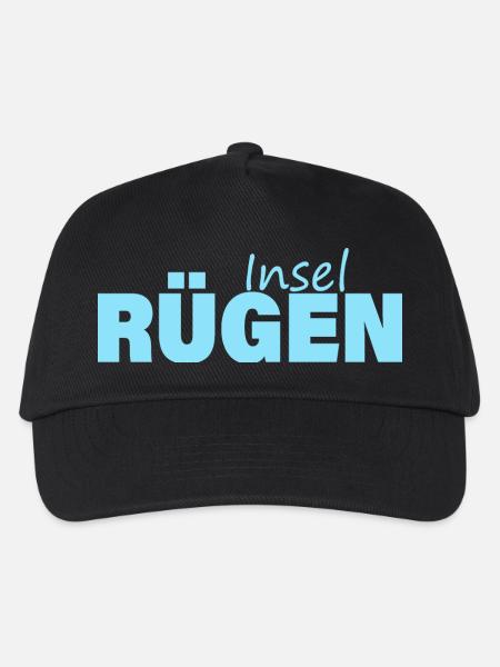 INSEL RÜGEN - Kinder Basecap - Schwarz