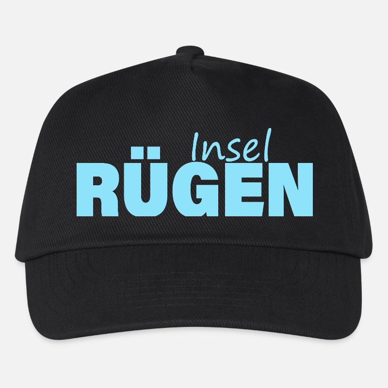 INSEL RÜGEN - Kinder Basecap - Schwarz