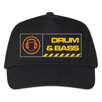 db warning - Kids’ Baseball Cap - black - Front