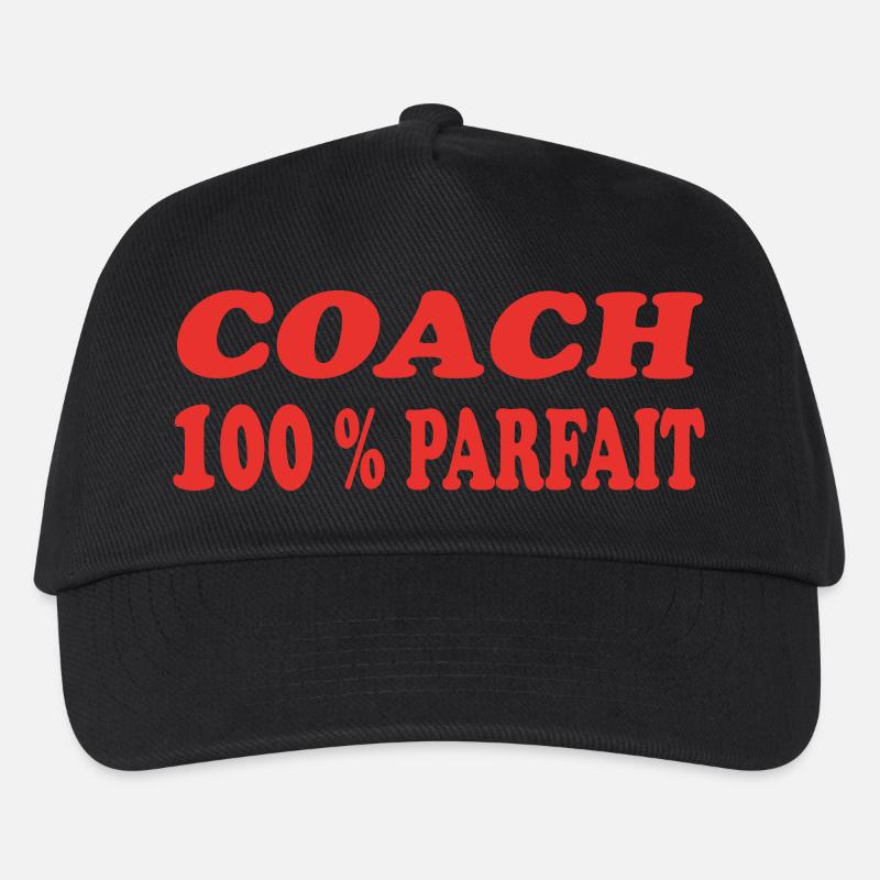 PERFEKTER COACH - Kinder Basecap - Schwarz