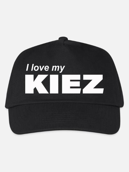 I LOVE MY KIEZ - Kinder Basecap - Schwarz