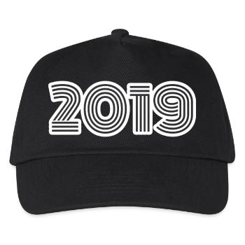 2019 - Kinder Basecap - Schwarz - Vorne