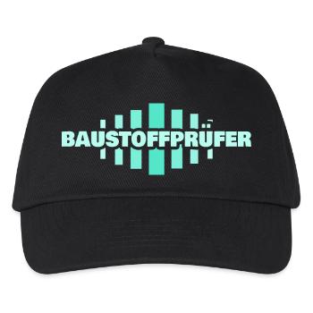Beruf Baustoffprüfer - Kinder Basecap - Schwarz - Vorne
