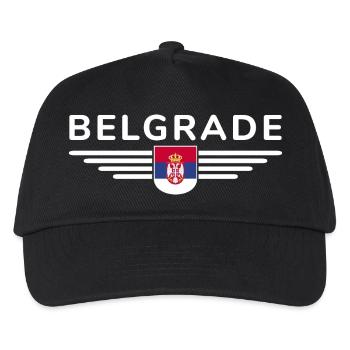 T-Shirt Belgrade – Pour les fans de la capitale - Casquette de baseball Enfant - noir - Devant