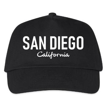 San Diego - California - United States of America - Kinder Basecap - Schwarz - Vorne