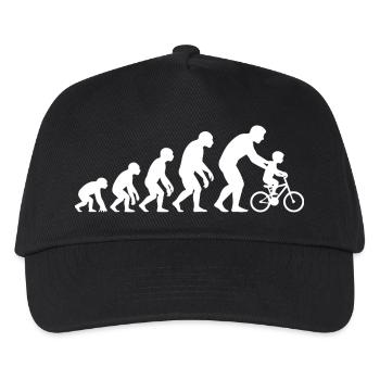 Vater und Sohn - Vater und Tochter Papa Geschenk - Kinder Basecap - Schwarz - Vorne