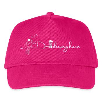 Lapin endormi - Casquette de baseball Enfant - fuchsia - Devant