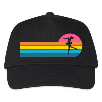 Figure skater - Kids’ Baseball Cap - black - Front