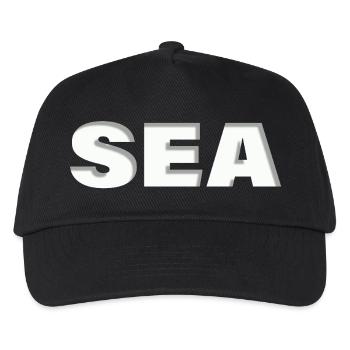 SEA - Kinder Basecap - Schwarz - Vorne