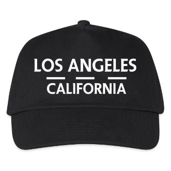 Los Angeles, Kalifornien - Kinder Basecap - Schwarz - Vorne