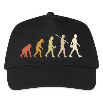 Volleyball Evolution Funny Volleyball Player Gift - Kids’ Baseball Cap - black - Front