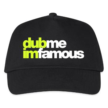 DUB ME I'M FAMOUS - Kinder Basecap - Schwarz - Vorne