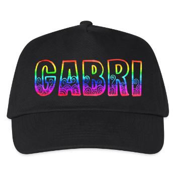 Gabriel RS Rainbow - Kids’ Baseball Cap - black - Front