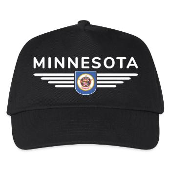 Minnesota Fan T-Shirt – Parfait pour les fans ! - Casquette de baseball Enfant - noir - Devant