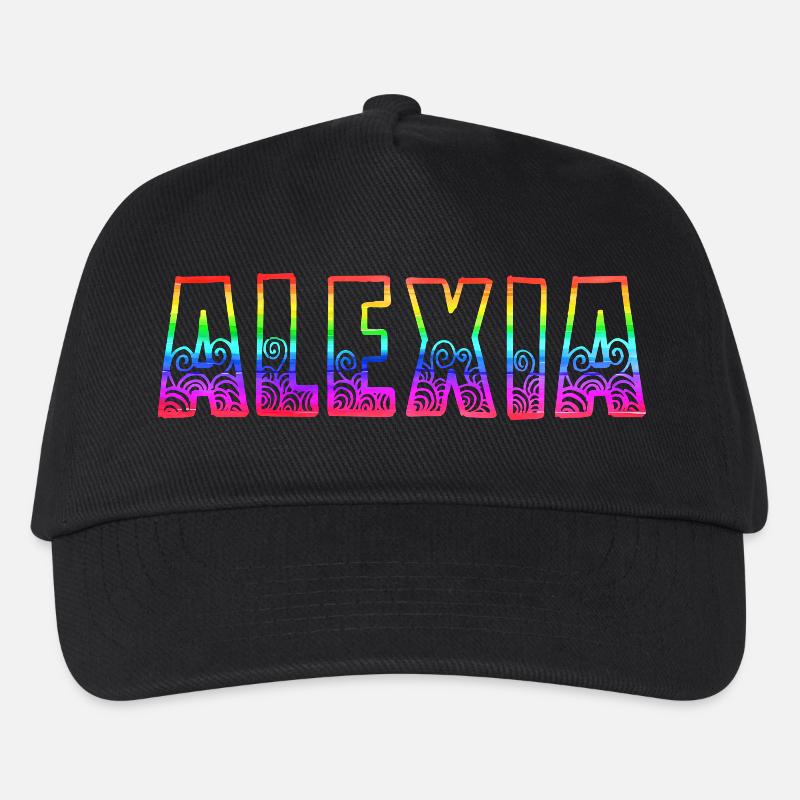 alexia rs regenbogen - Kinder Basecap - Schwarz