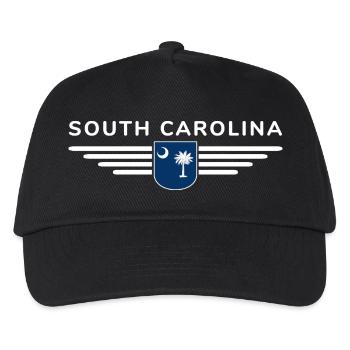 South Carolina Fan T-Shirt – For real fans! - Kids’ Baseball Cap - black - Front