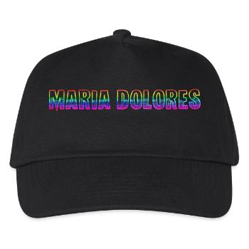 Maria Dolores RS Rainbow - Kids’ Baseball Cap - black - Front