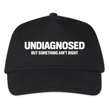 Not Diagnosed but Something Isn't Right - Kids’ Baseball Cap - black - Front