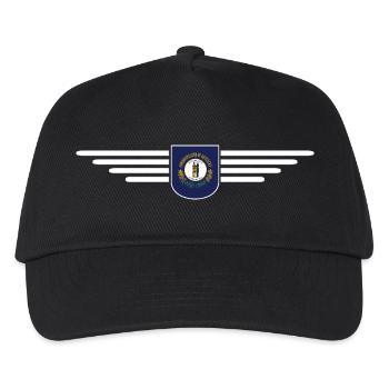 Kentucky Fan T-Shirt – Stolz zeigen! - Kinder Basecap - Schwarz - Vorne