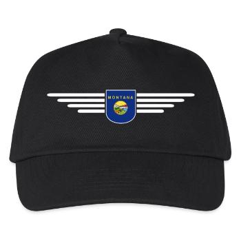 Montana Fan T-Shirt – Parfait pour les fans ! - Casquette de baseball Enfant - noir - Devant
