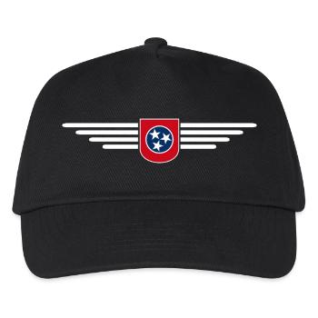 Tennessee Fan T-Shirt – Musik & Heimatliebe - Kinder Basecap - Schwarz - Vorne
