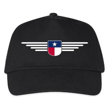 Texas Fan T-Shirt – Lone Star Style - Casquette de baseball Enfant - noir - Devant