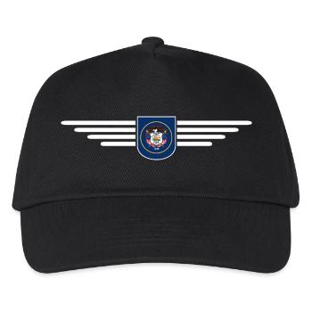 Utah Fan T-Shirt – Nature & Freedom - Kids’ Baseball Cap - black - Front