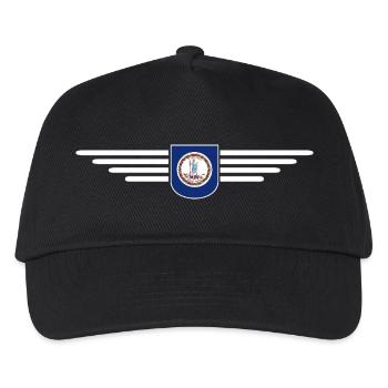 Virginia Fan Shirt – American Spirit - Kinder Basecap - Schwarz - Vorne