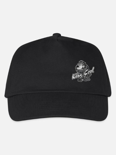 Gorilla King Cool - Kids’ Baseball Cap - black