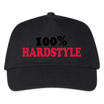 Hardstyle - Kinder Basecap - Schwarz - Vorne