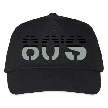 80s Logo - Kids’ Baseball Cap - black - Front