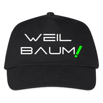 Parce qu’arbre ! - Casquette de baseball Enfant - noir - Devant