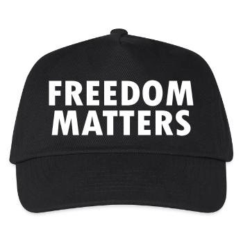 Freedom matters - Kids’ Baseball Cap - black - Front
