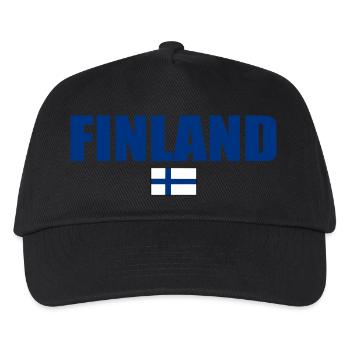 Finland - Kids’ Baseball Cap - black - Front