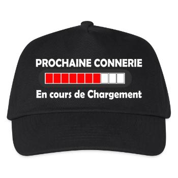 T-shirt prochaine connerie idee cadeau humour - Casquette de baseball Enfant - noir - Devant