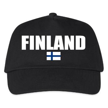Finland - Kids’ Baseball Cap - black - Front
