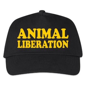Animal liberation - Kinder Basecap - Schwarz - Vorne