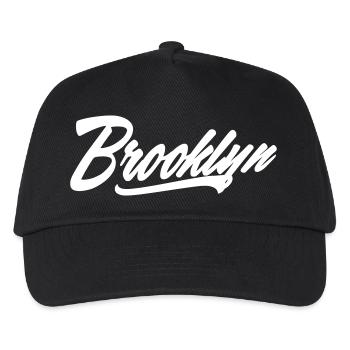 brooklyn shirt - Kinder Basecap - Schwarz - Vorne