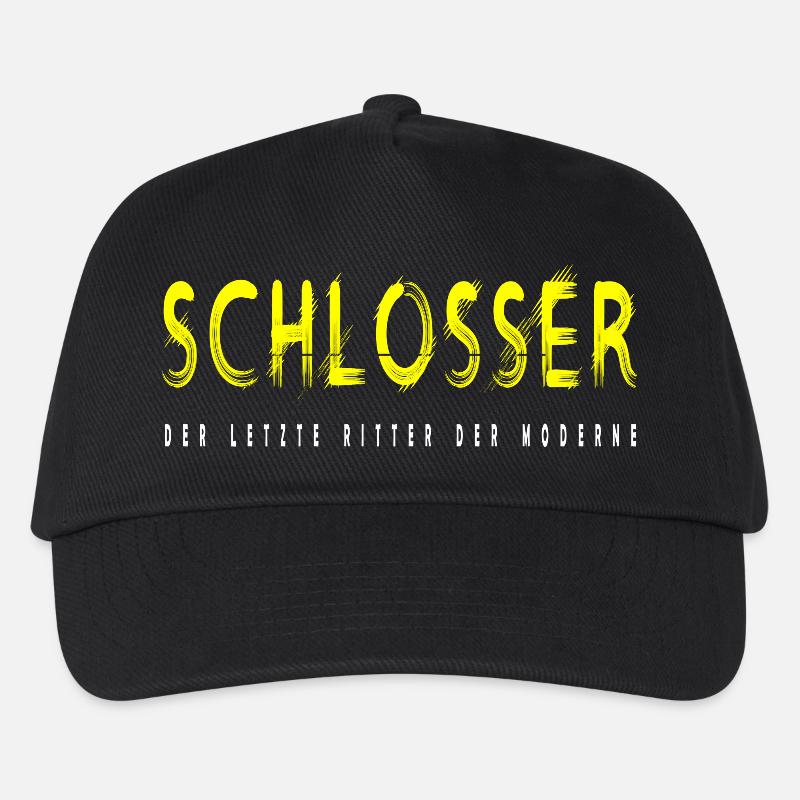 Schlosser Handwerker Design - Kinder Basecap - Schwarz