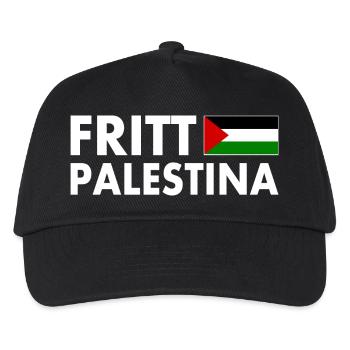 fritt palestina - Kinder Basecap - Schwarz - Vorne