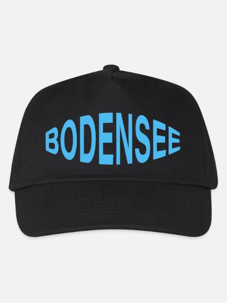 BODENSEE - Kinder Basecap - Schwarz