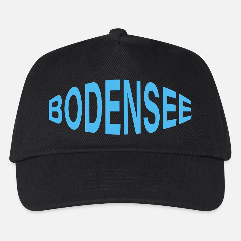 BODENSEE - Kinder Basecap - Schwarz