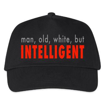 but intelligent - Kinder Basecap - Schwarz - Vorne