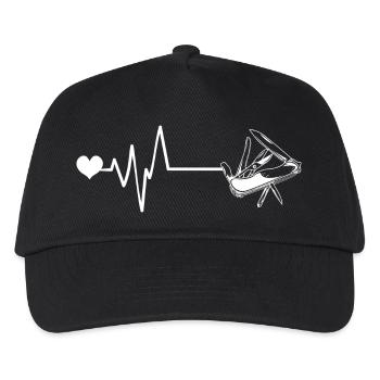 Pocket Knife Pulse Heartbeat - Kids’ Baseball Cap - black - Front