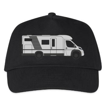 Jumper Boxer Ducato Wohnmobil Seite 2019 - Kinder Basecap - Schwarz - Vorne