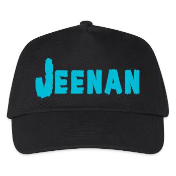 Jeenan - Kinder Basecap - Schwarz - Vorne