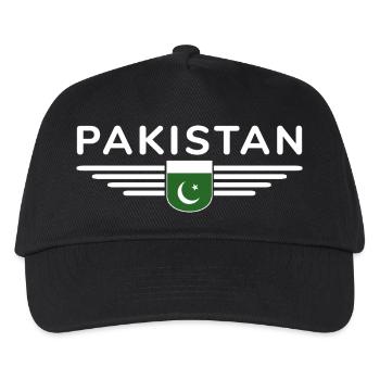 Pakistan Design – Proud of the homeland - Kids’ Baseball Cap - black - Front