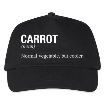 CARROT - Kids’ Baseball Cap - black - Front
