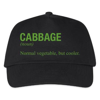 CABBAGE - Kids’ Baseball Cap - black - Front